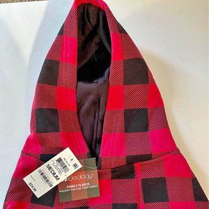Red And Black Plaid Dog Hoodie